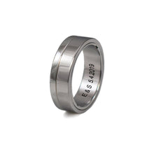 Load image into Gallery viewer, gamos wedding ring custom inside ring engraving