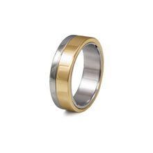 Load image into Gallery viewer, 14k yellow gold gamos interlocking engagement and wedding ring